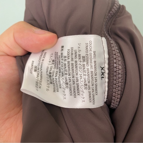 Fear Of God Essentials Puffer Jacket Plum XXL Half Zip‎ - Picture 7 of 7